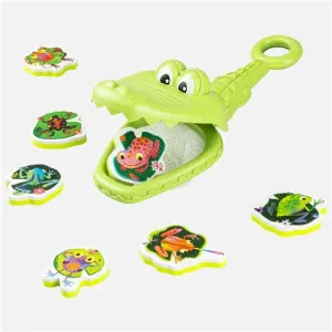 Tiger Tribe Croc Chasey -Catch A Frog Bath Toy