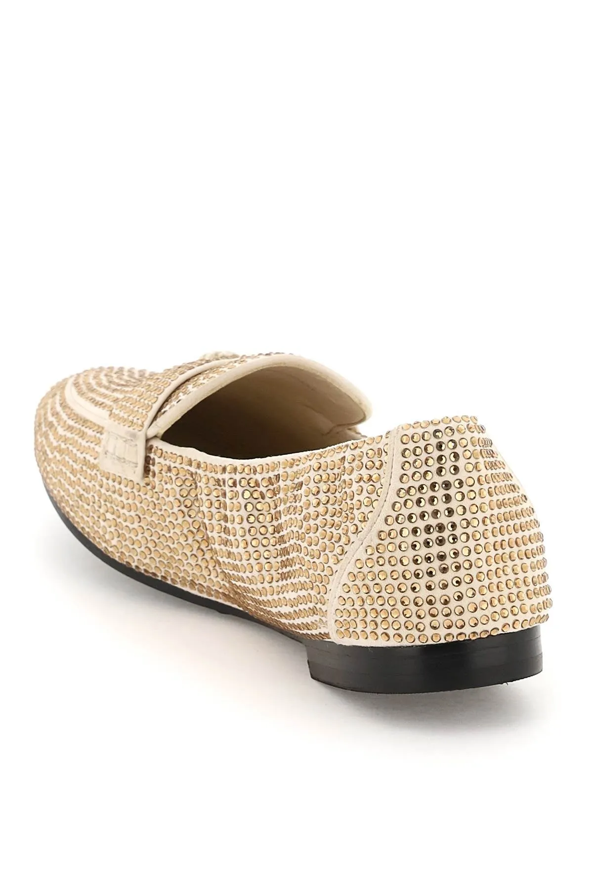 Tory burch ballet loafers with crystals