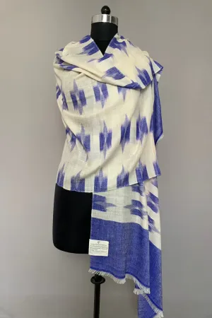 Twist Trend Ikat Dyed Cashmere Stole