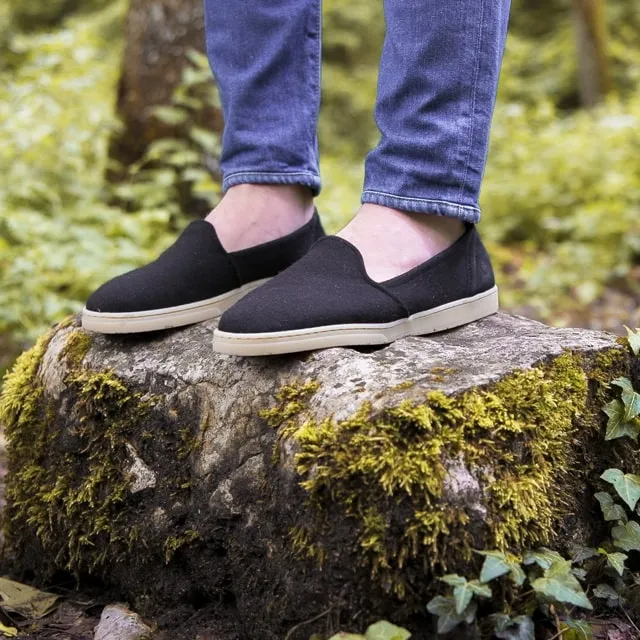 Wool Slip On - Black